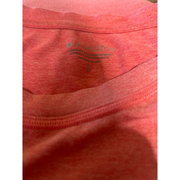 Women's Athleta Uptempo Tank Top S Coral - Picture 2 of 7